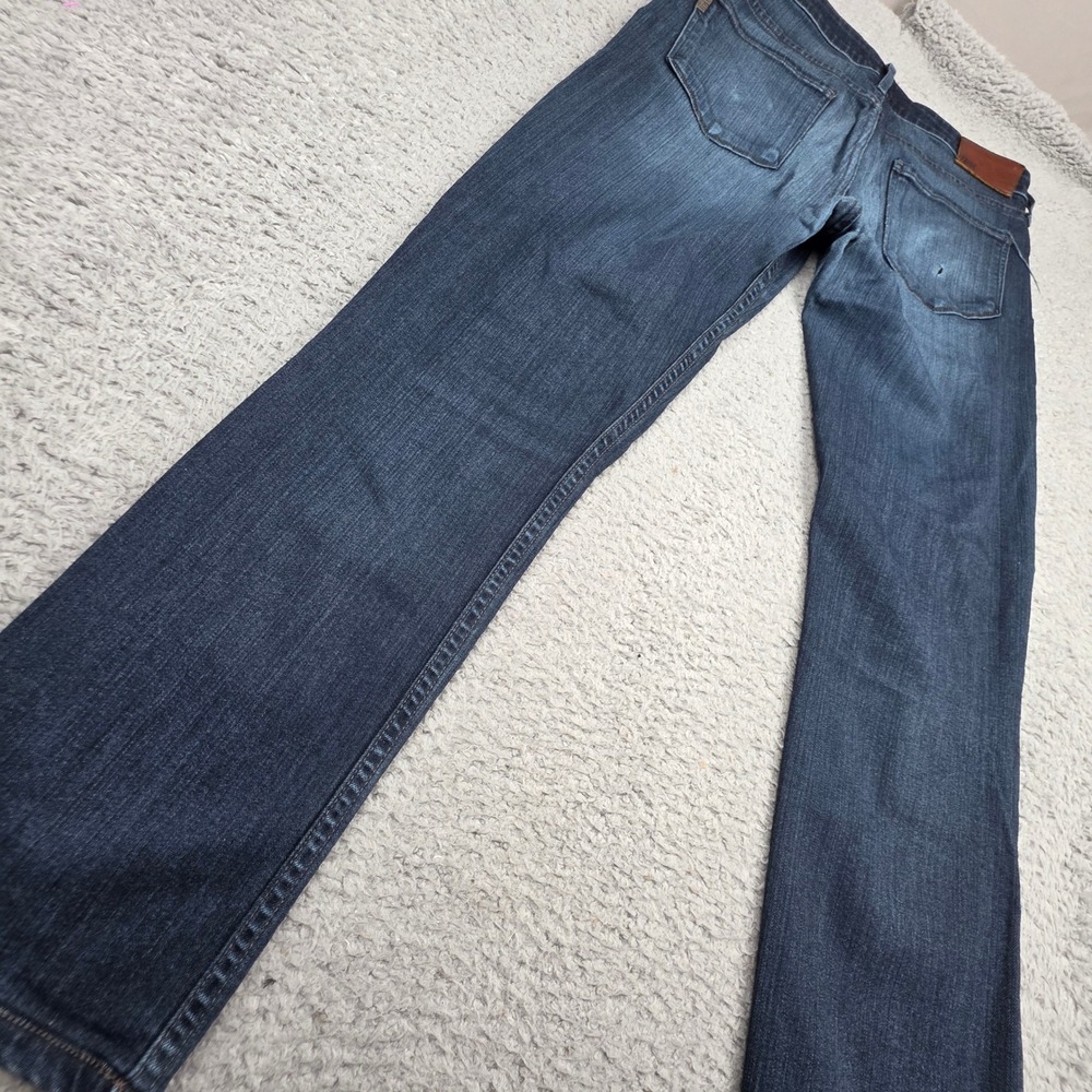 Paige Lennox Jeans Mens 30 Dark‎ Blue Slim Fit Soft Stretch Made in USA Denim - Picture 13 of 13